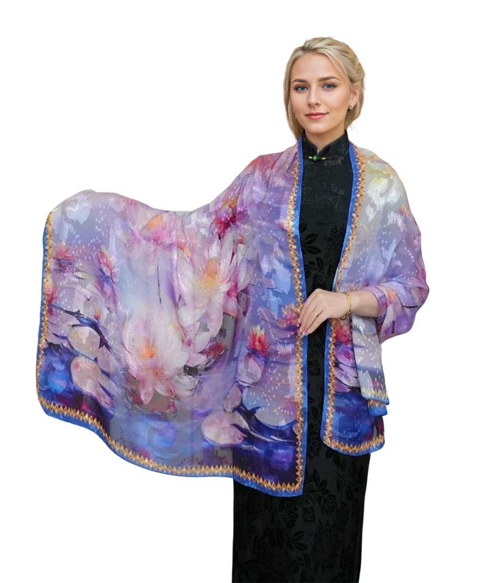 xyueanlo SR-002 Satin Royale Scarf - View 1
